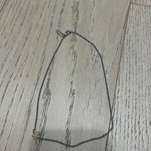 Gold flower necklace